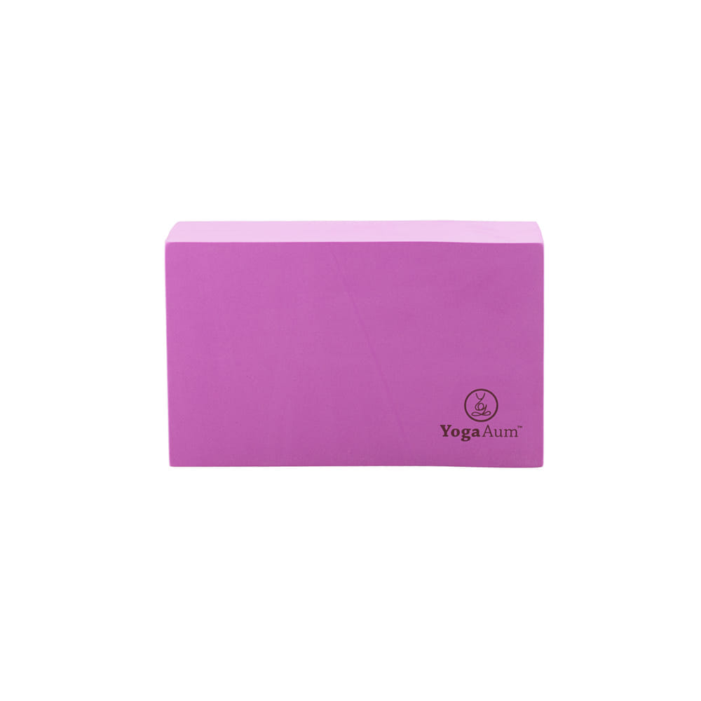 บล็อคโยคะ YOGAAUM  รุ่น AUMBLOCK สีม่วง